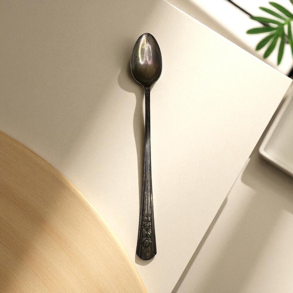 Vintage Wm. Rogers A1 Plus Oneida Community Silver-Plate Serving Spoon
